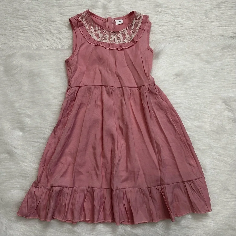 New BUNDLE (5) Girls Toddler Size 7T-8T Summer Clothes